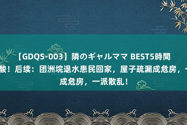 【GDQS-003】隣のギャルママ BEST5時間 Vol.2 心酸！后续：团洲垸退水患民回家，屋子疏漏成危房，一派散乱！