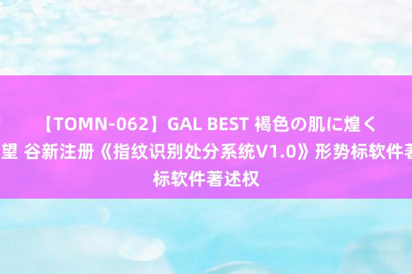 【TOMN-062】GAL BEST 褐色の肌に煌く汗 远 望 谷新注册《指纹识别处分系统V1.0》形势标软件著述权