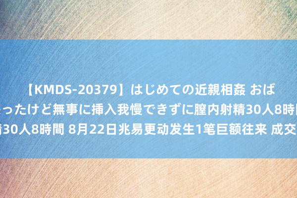 【KMDS-20379】はじめての近親相姦 おばさんの誘いに最初は戸惑ったけど無事に挿入我慢できずに膣内射精30人8時間 8月22日兆易更动发生1笔巨额往来 成交金额999万元