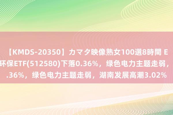 【KMDS-20350】カマタ映像熟女100選8時間 ETF最前方 | 广发中证环保ETF(512580)下落0.36%，绿色电力主题走弱，湖南发展高潮3.02%